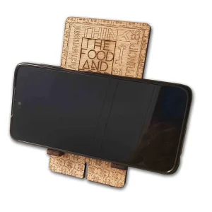 Soporte Telefono Personalizado Madera