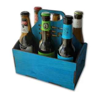 Cervecero Madera 6 botellas Perso