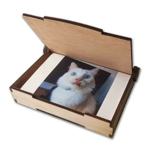 Caja Madera para fotos 50 fotos